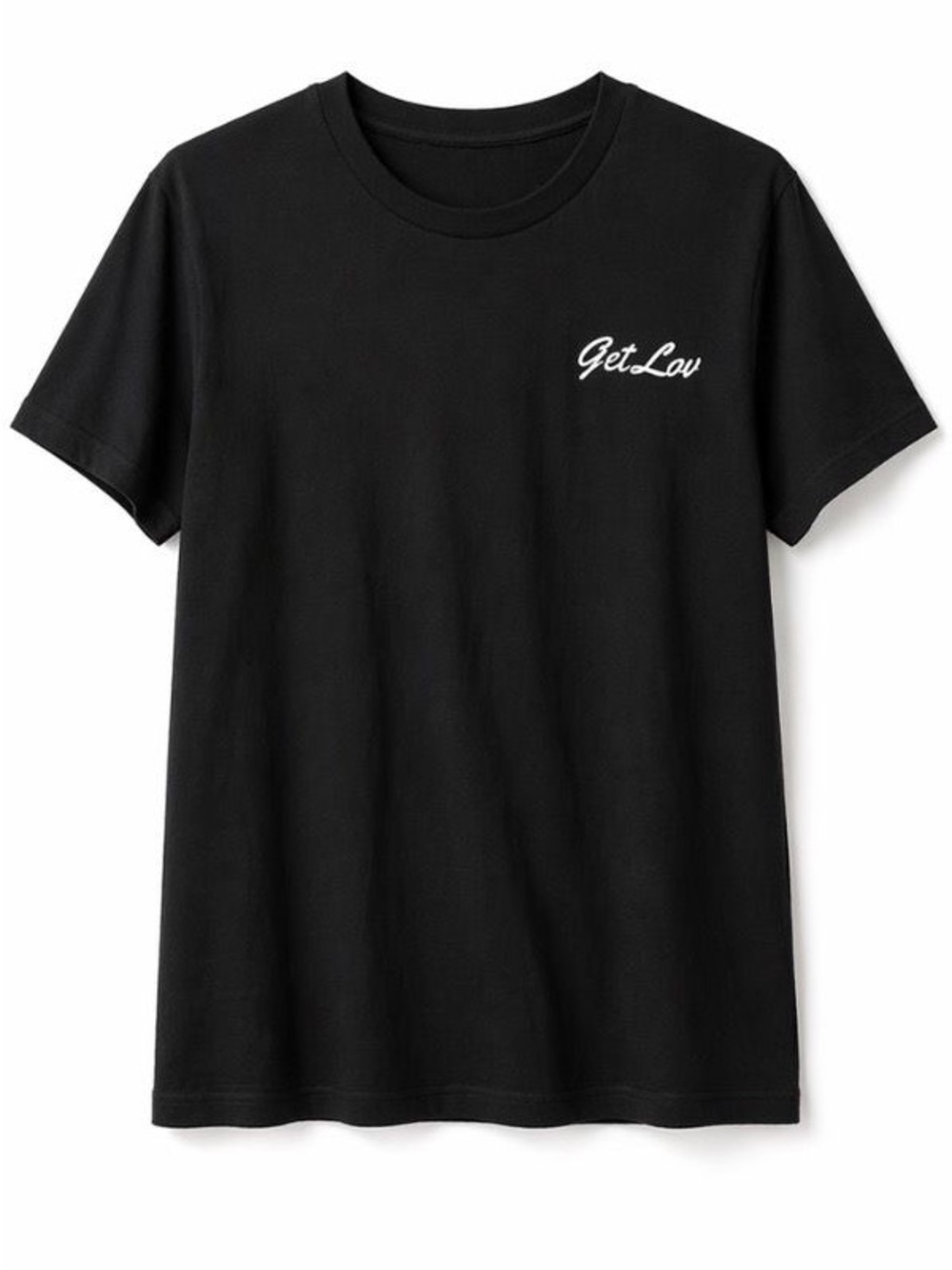 Black Short Sleeve Men's Tee